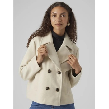 VERO MODA Палто Vero moda Vincemia Short coat - Beige (Oatmeal / Melange)