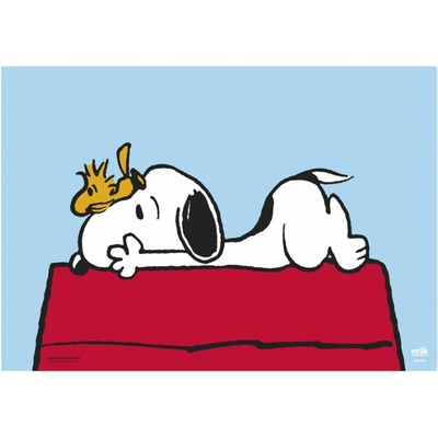 Oem podložka na psací stůl Snoopy Doghouse 49,5 cm x 34,5 cm