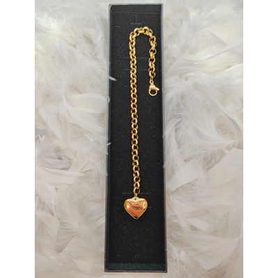 Gella 3.3NAR náramok na ruku dámsky zlatý elegantný so srdiečkom