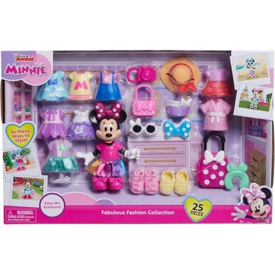 Disney Minnie Mouse s doplnkami oblečenia veľká sada DELUXE