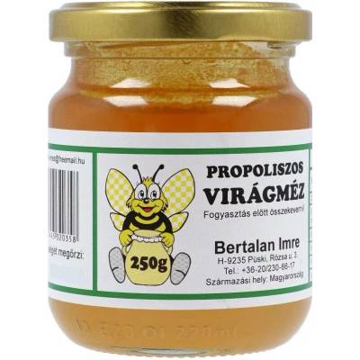 Bertalan Maďarský květinový med s propolisem 250 g