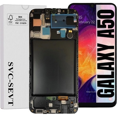 LCD Displej + Rám Samsung Galaxy A50