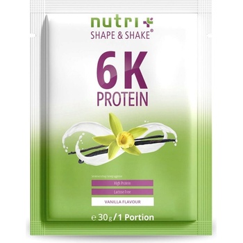 nutri + Пробен размер на веган протеин на прах 6K - Vanilla