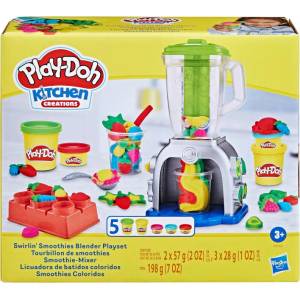 Hasbro Play-doh Kitchen Creations Swirlin Smoothies Blender Playset (f9142)