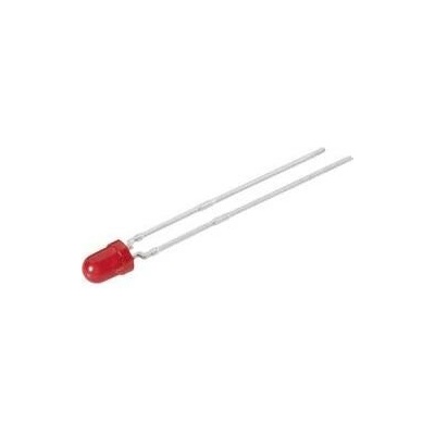 Kingbright L-934IT 3mm , červená , 20-125mcd , 50°