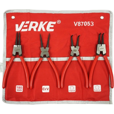 VERKE Sada pojistných kleští Seger 180 mm, 4 ks, Verke V87053 – Zboží Dáma