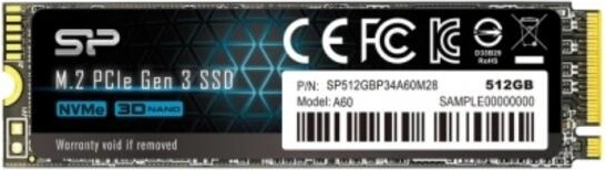Silicon Power A60 512GB M.2 PCIe (SP512GBP34A60M28)