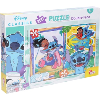 LISCIANI Oboustranné Lilo a Stitch 250 dílků