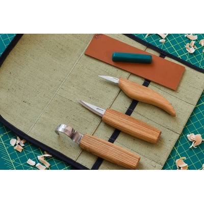 BeaverCraft ŘEZBAŘSKÝ SET S PRODLOUŽENOU LŽÍCÍ S17 P36876