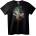 NOONEBRAND Тениска Череп с кариран шапка - 5XL, Black
