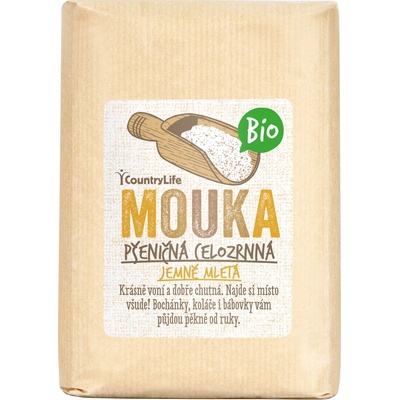 Pernerka Mouka bio pšeničná celozrnná hladká 1000 g