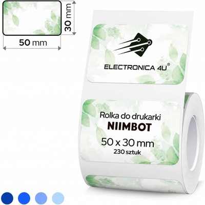 Samolepicí štítky samolepky termální pro Niimbot B1 B21 B3S B31 50x30