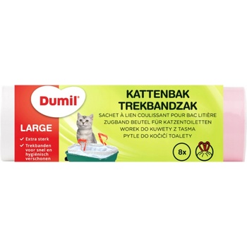 Dumil vrecia na toaletu 87,5 x 37,5 x 37,5 cm sada 5 x 8 ks