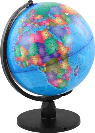 Glóbus geografický 25"