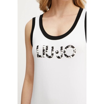 LIU JO Рокля Liu Jo в бяло дълга със стандартна кройка VA5134. JS360 (VA5134.JS360)