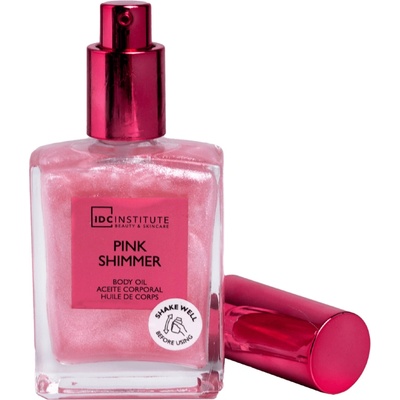 IDC Institute Shimmer Pink třpytivý olej na tělo 45 ml
