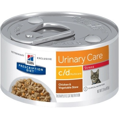 Hill's Prescription Diet Stew c/d Urinary Stress with Chicken & Vegetables 82 g