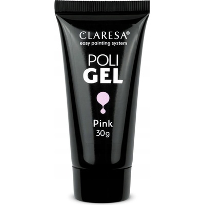 Claresa Poly Gel stavebný ružový 30 g