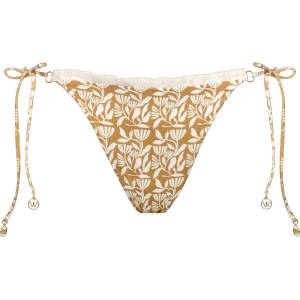 Watercult Дамско бикини долнище Watercult Women's Coastal Bohemia Bikini Bottoms No. 677 Bikini bottom - Sand / Cotton - размер 44 (EU) (150-6662-0115)