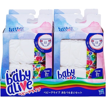 Hasbro Baby Alive Náhradní plenky 6 ks