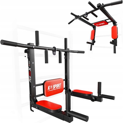 K-SPORT Hrazda na dveře 100-100 cm 200 kg s úchyty
