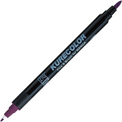 Lihová fixa KURETAKE ZIG Kurecolor Fine & Brush, Deep Pink (665)