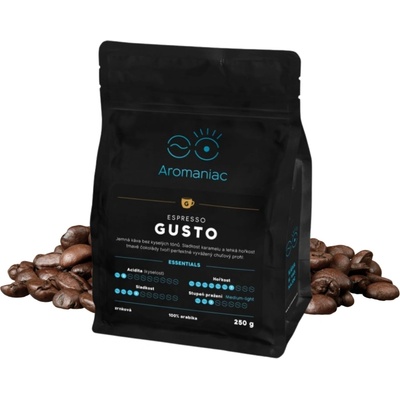 Aromaniac Aromaniac прясно изпечено кафе на зърна Espresso Gusto 250гр