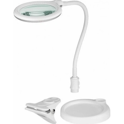 goobay Stolní lampa s lupou, 100mm, 3 dioprie, LED osvětlení 6W, klip a stojánek (60359) - 40.92.0301 – Zboží Dáma