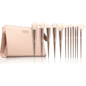 ICONIC London Ultimate Brush Set Комплект четки с чантичка