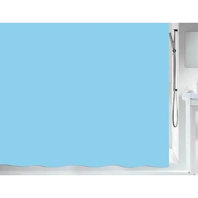 MSV ЗАВЕСА ЗА БАНЯ polyester 180х200 СВ. СИН (149224)
