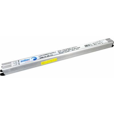 ADLER SMLD-12 spínaný zdroj 12V DC ultraslim 20 mm kovový IP67 - 48W