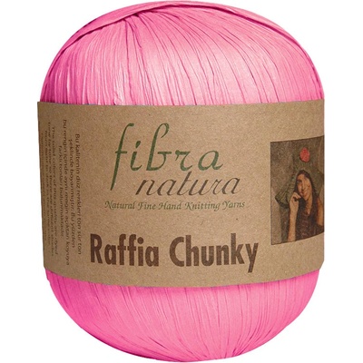 Fibra Natura Raffia Chunky 114-05 růžová