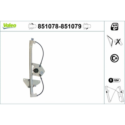 Zvedací zařízení oken VALEO 851078