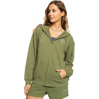 Roxy Surf Stoked Zipped Terry Zip GNG0/Loden Green