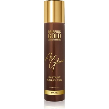 Dripping Gold Air Glow Instant Spray Tan автобронзиращ спрей цвят Dark 75ml