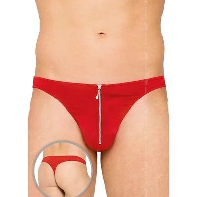 Softline Collection Мъжки секси прашки с цип "slc red