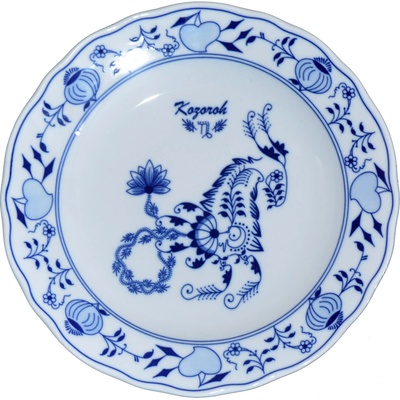 Cibulak Tanier zverokruh horoskop Kozorožec 24cm Originálny Český Porcelán Dubí