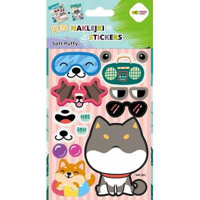 Happy nálepky 3D soft vytvor si psíka 166