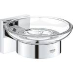 GROHE QuickFix Start Cube - Сапунница с държач, стъкло/хром 41096000 (41096000)