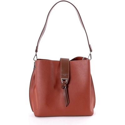 David Jones dámská tříoddílová kabelka na rameno i crossbody 6627-2A hnědá