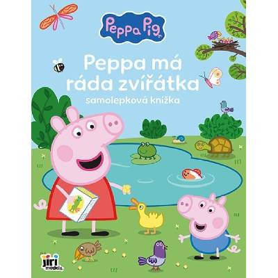 Velká samolepková knížka Peppa má ráda zvířátka