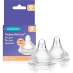 Lansinoh Комплект биберони Lansinoh - NaturalWave, 2 броя, 0+ месеца, бавен поток (L-75701) - ozone