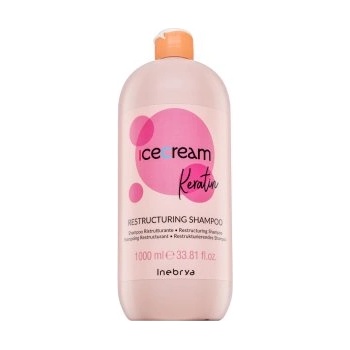 Inebrya Ice Cream Keratin Restructuring Shampoo подхранващ шампоан Против накъдряне 1000 ml