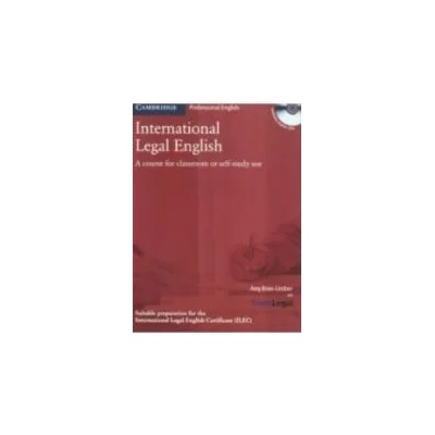 International Legal English Students Book with Audio CD
