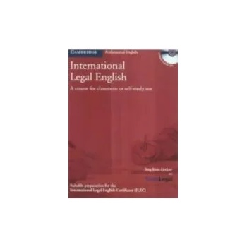 International Legal English Students Book with Audio CD