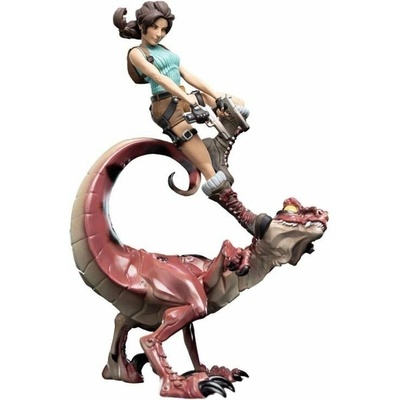 Tomb Raider figurka - Lara Croft a Raptor 24 cm (Weta Workshop)