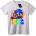 NOONEBRAND Тениска Sonic Честен Детски ден - 2XL, White
