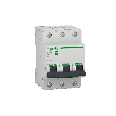 ПРЕКЪСВАЧ E63N+ 3P 10A EZ9F35310 КРИВА С 6kA (EZ9F35310)