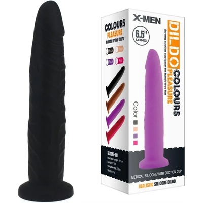 Пенис дилдо, колоритна наслада, 17, 2см. - Colours Pleasure Black 1 (XMEN000113)