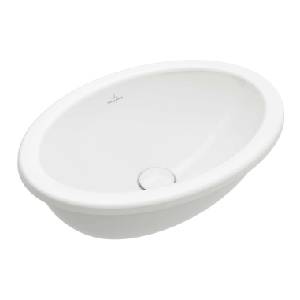 Villeroy & Boch Loop&Friends - Мивка за вграждане, 57x41 см, с преливник, CeramicPlus, алпийско бяло 4A6200R1 (4A6200R1)
